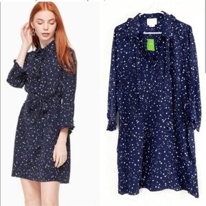 Kate Spade Navy Star Bright Shift Dress